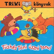 Tüskés Tóni úszni tanul